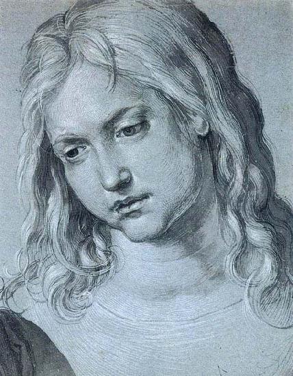 Albrecht Durer Head of the Twelve Year Old Christ oil painting image
